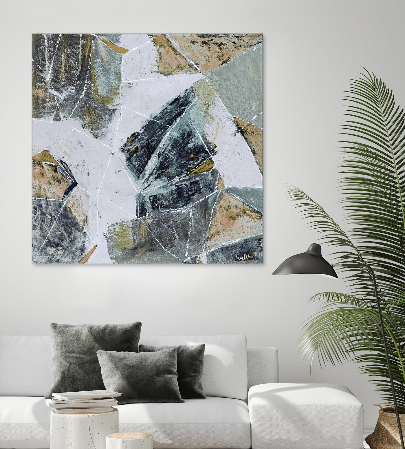 Tiger's Eye -  Light -1 by Lori Dubois on GIANT ART - beige abstract