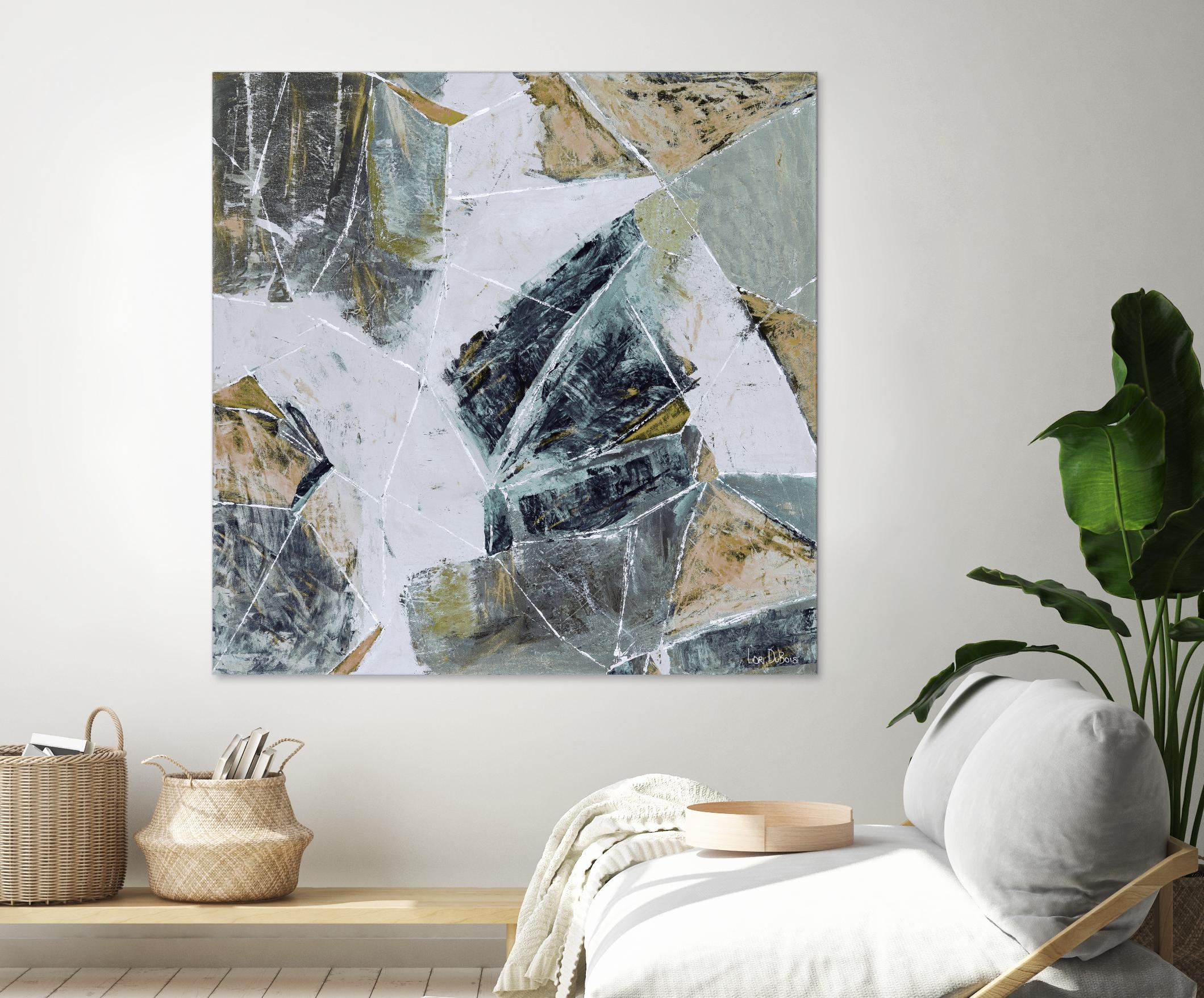 Tiger's Eye -  Light -1 by Lori Dubois on GIANT ART - beige abstract