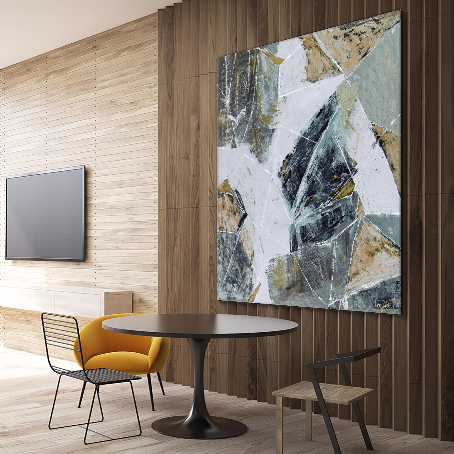 Tiger's Eye -  Light -1 by Lori Dubois on GIANT ART - beige abstract