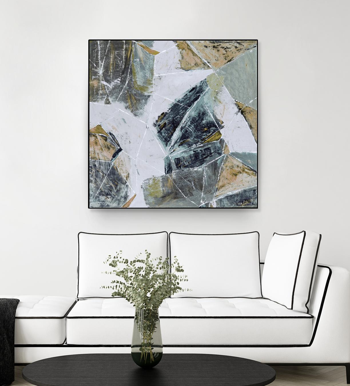 Tiger's Eye -  Light -1 by Lori Dubois on GIANT ART - beige abstract