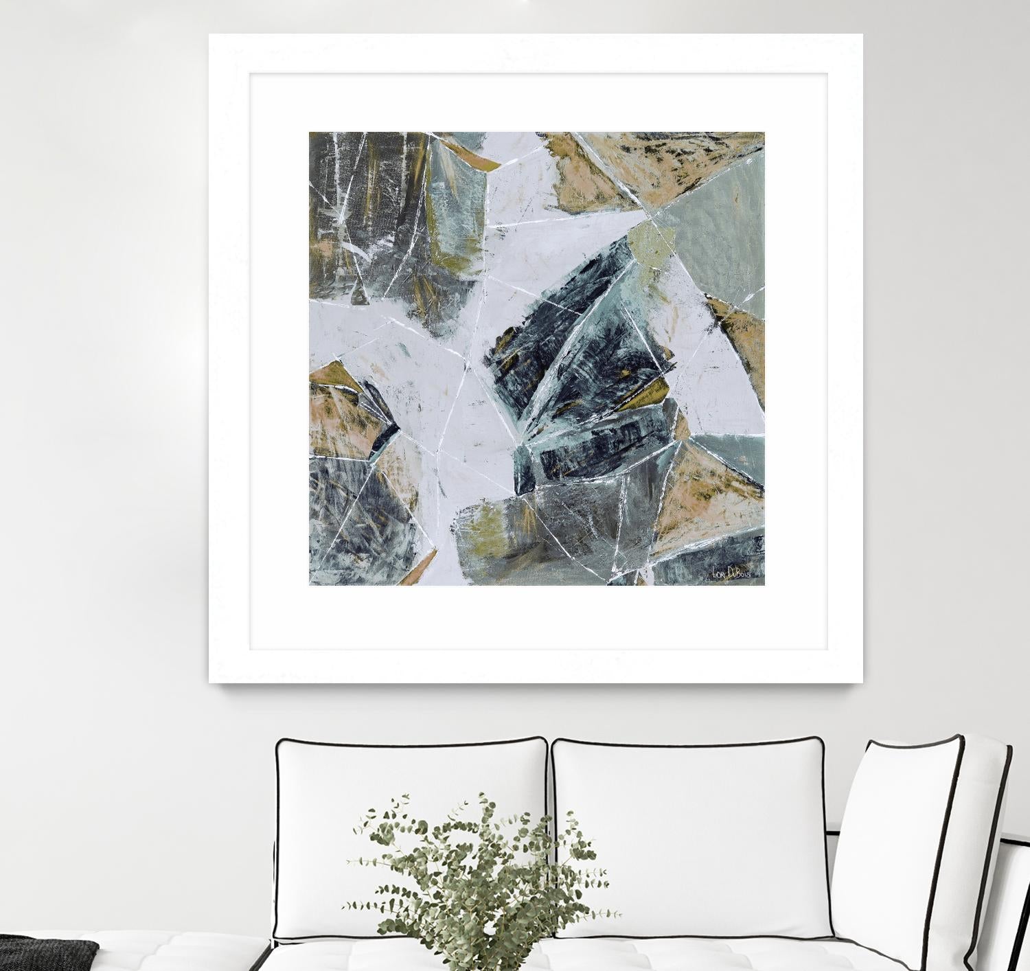 Tiger's Eye -  Light -1 by Lori Dubois on GIANT ART - beige abstract