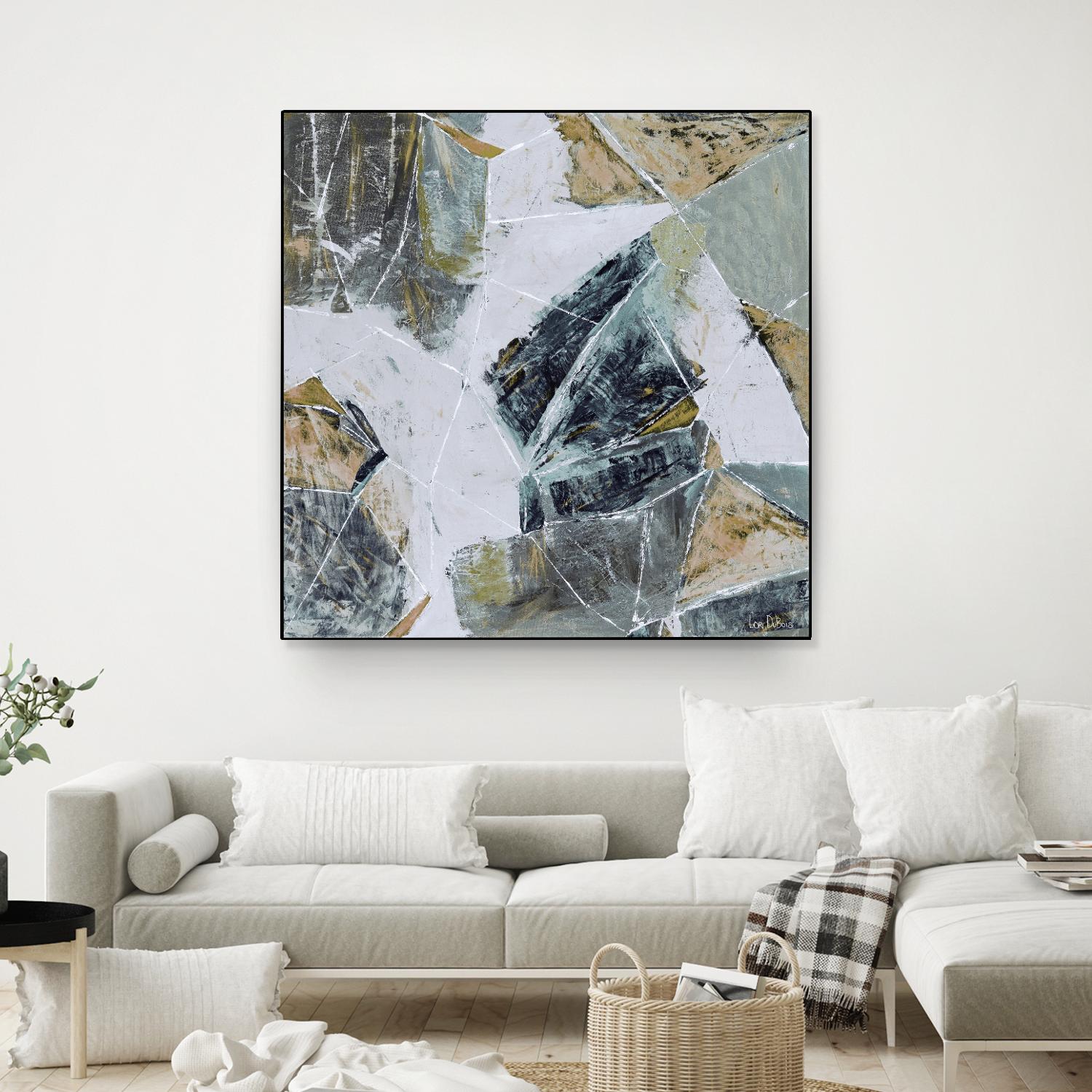 Tiger's Eye -  Light -1 by Lori Dubois on GIANT ART - beige abstract