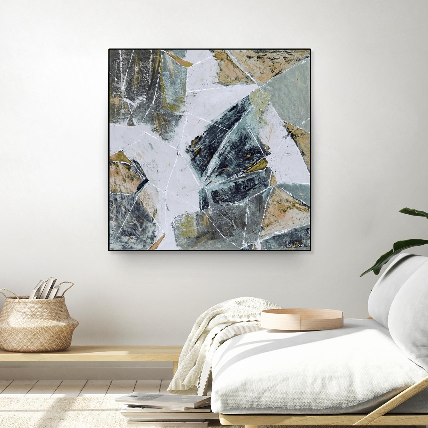 Tiger's Eye -  Light -1 by Lori Dubois on GIANT ART - beige abstract