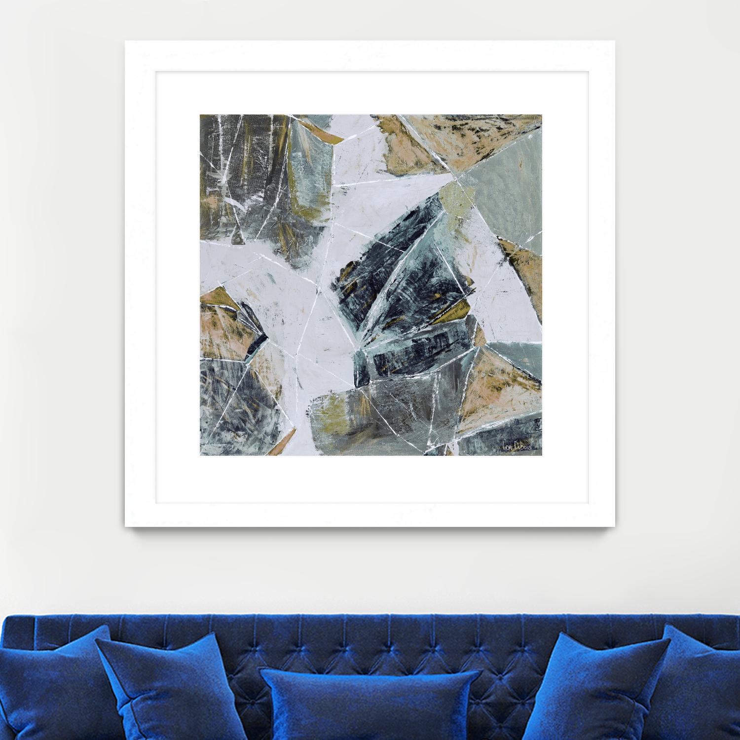 Tiger's Eye -  Light -1 by Lori Dubois on GIANT ART - beige abstract
