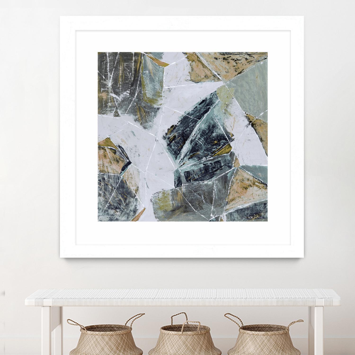 Tiger's Eye -  Light -1 by Lori Dubois on GIANT ART - beige abstract