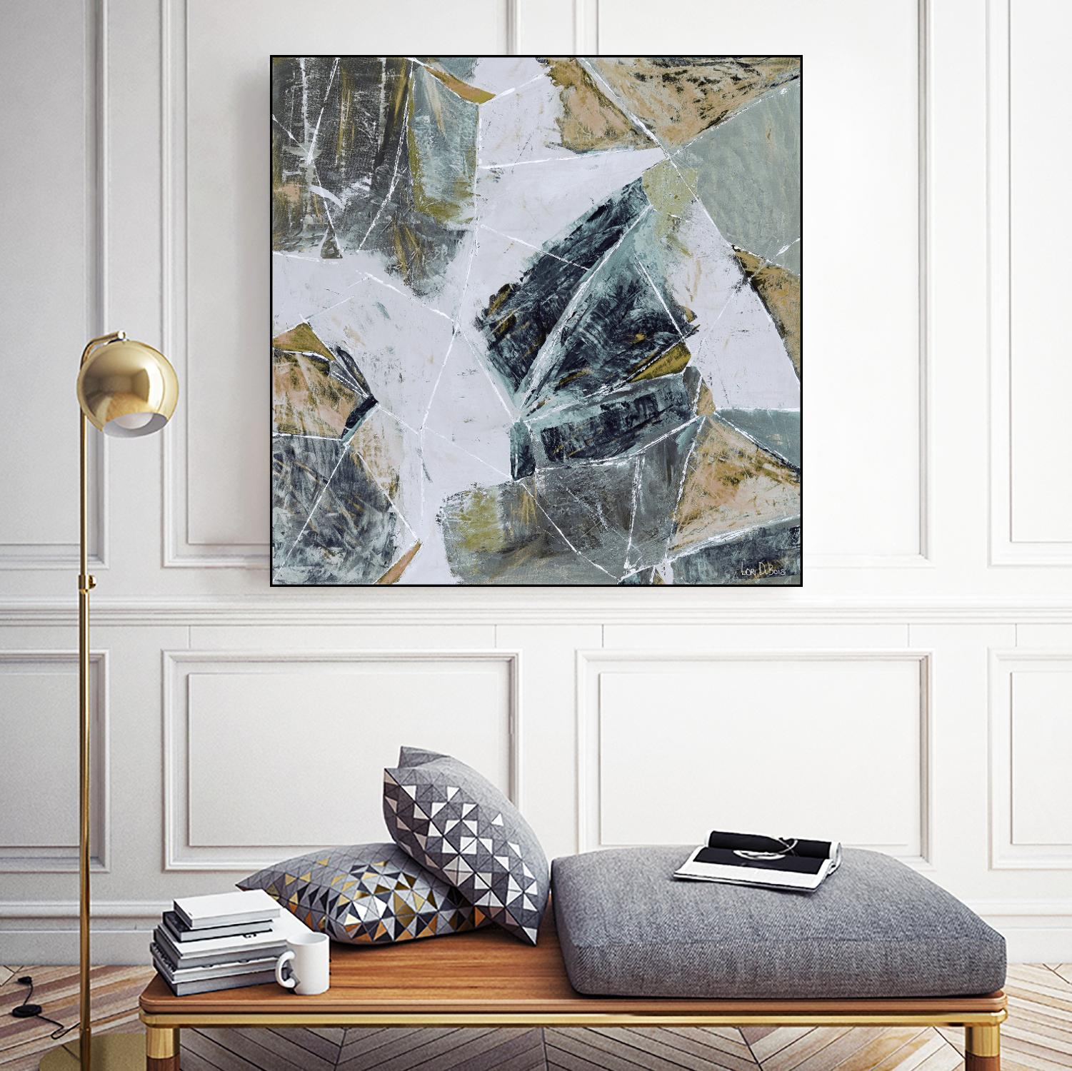 Tiger's Eye -  Light -1 by Lori Dubois on GIANT ART - beige abstract