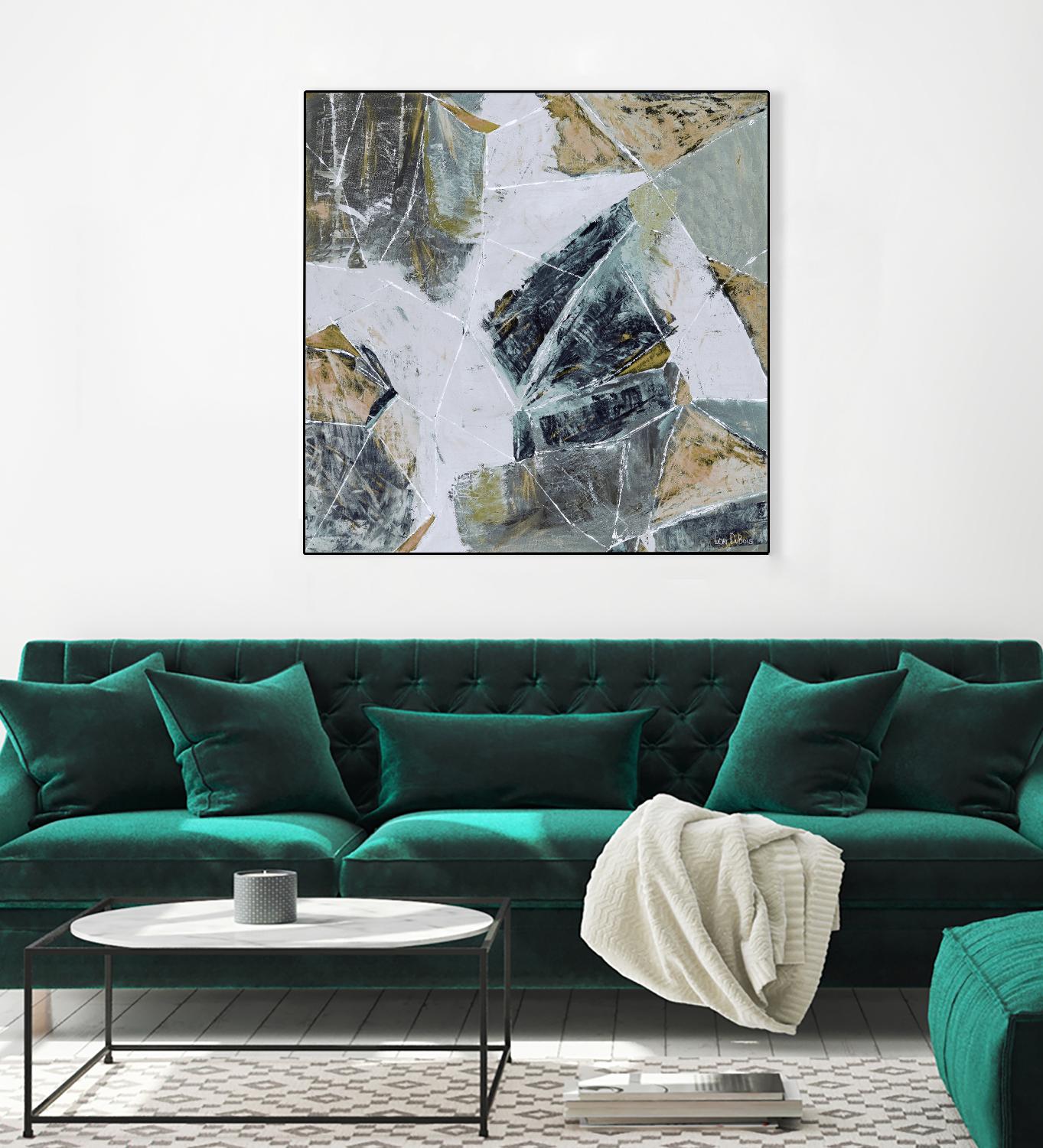 Tiger's Eye -  Light -1 by Lori Dubois on GIANT ART - beige abstract