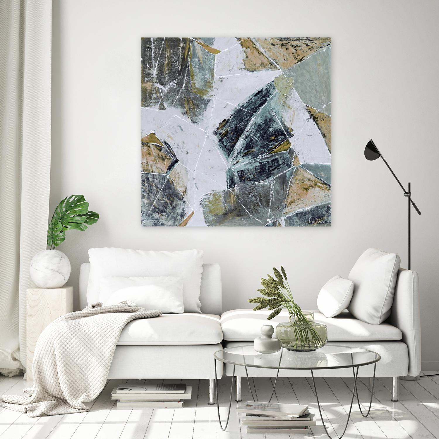 Tiger's Eye -  Light -1 by Lori Dubois on GIANT ART - beige abstract