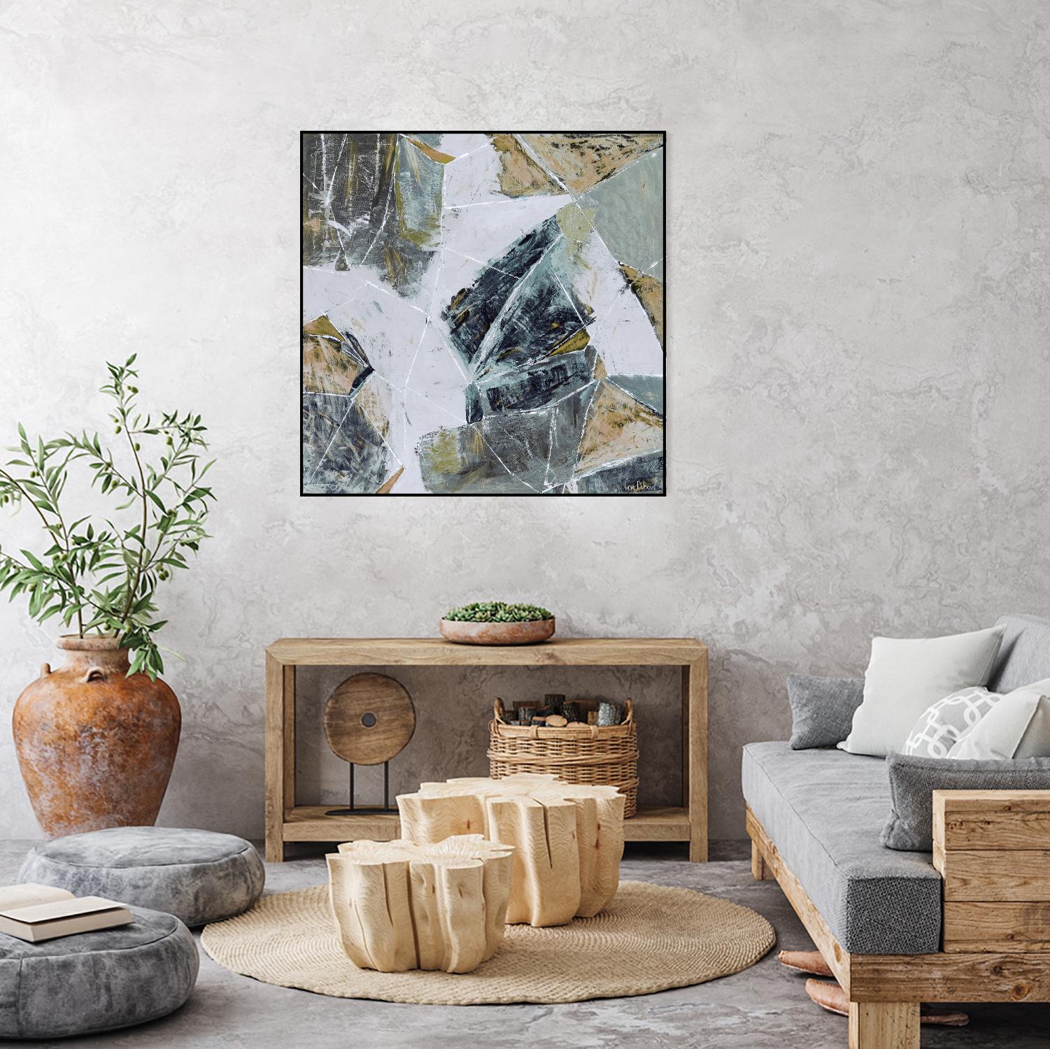 Tiger's Eye -  Light -1 by Lori Dubois on GIANT ART - beige abstract