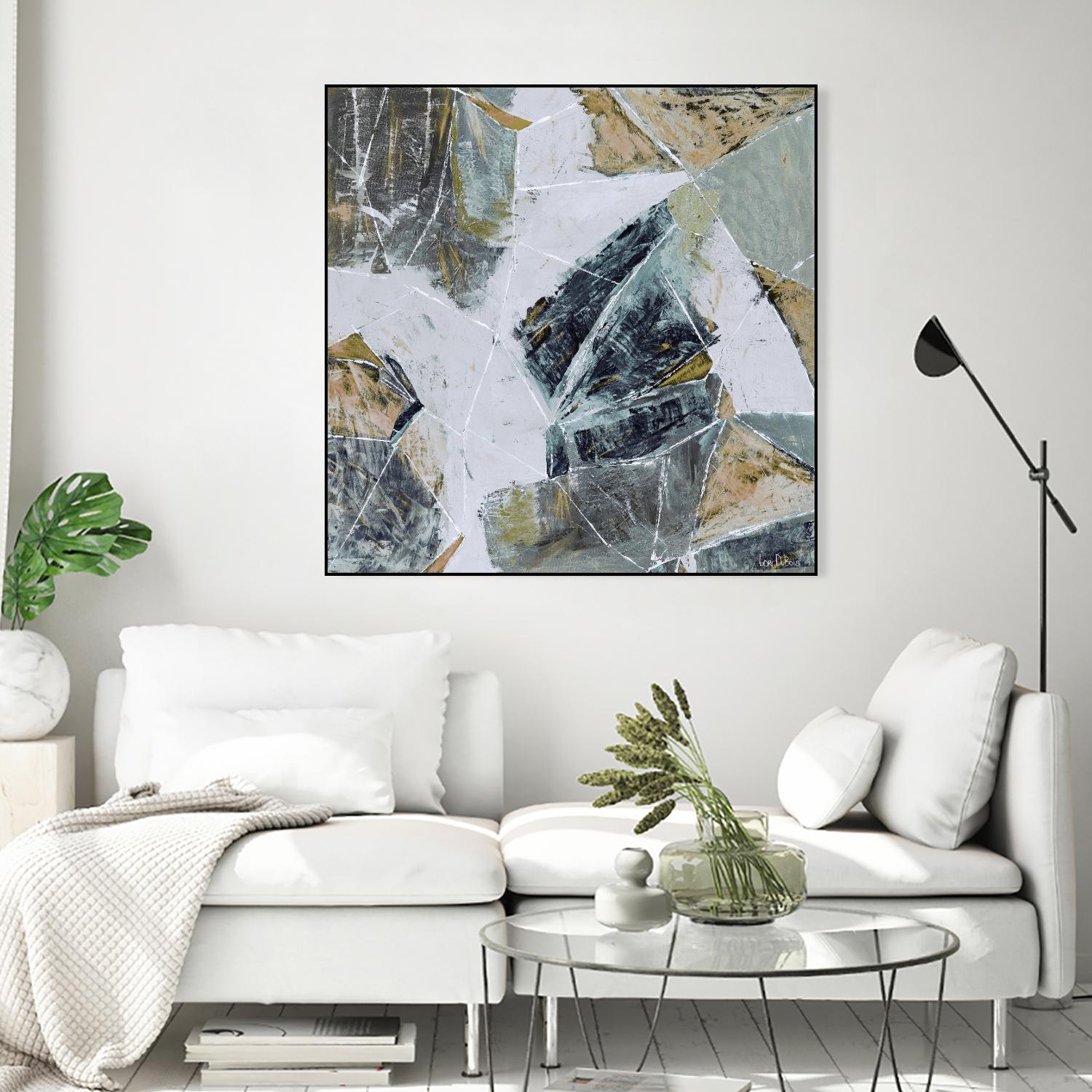 Tiger's Eye -  Light -1 by Lori Dubois on GIANT ART - beige abstract