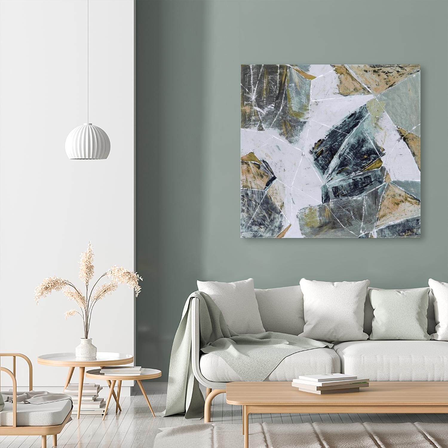 Tiger's Eye -  Light -1 by Lori Dubois on GIANT ART - beige abstract