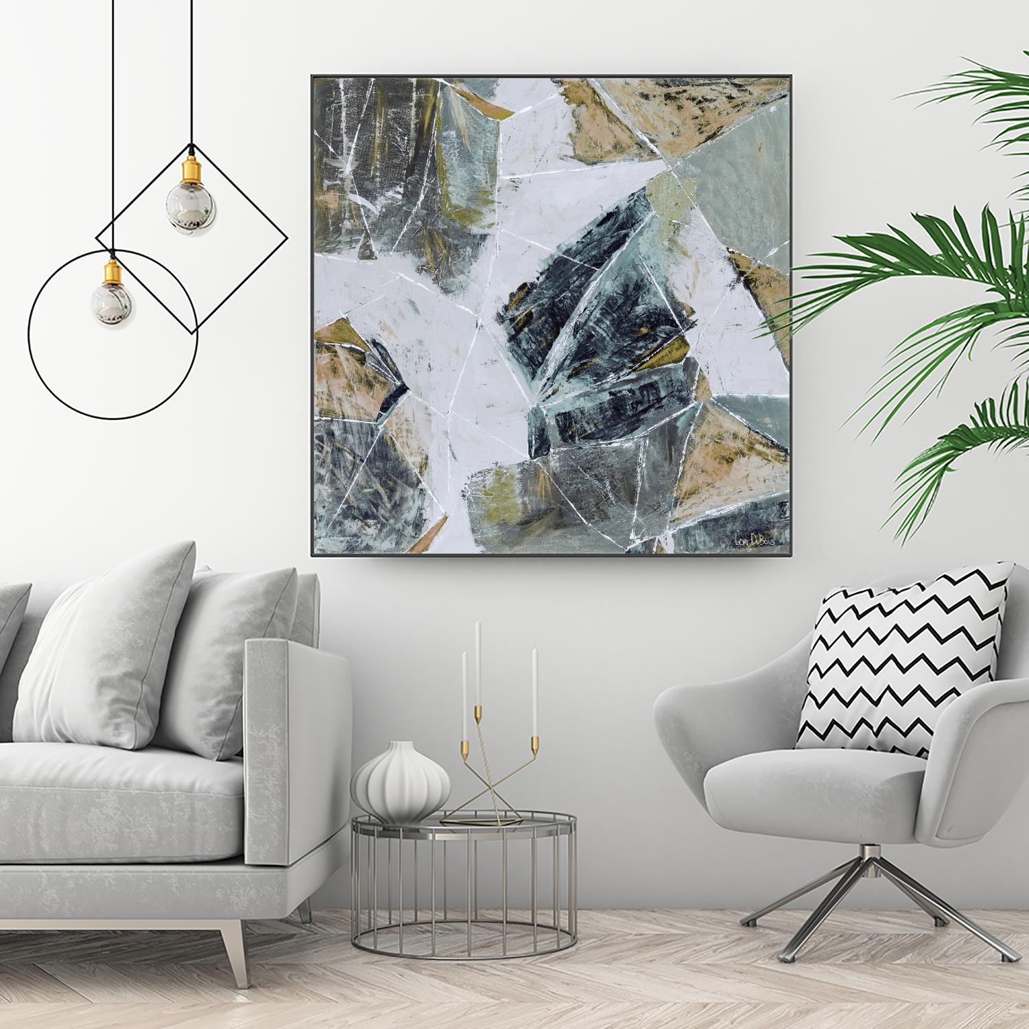Tiger's Eye -  Light -1 by Lori Dubois on GIANT ART - beige abstract