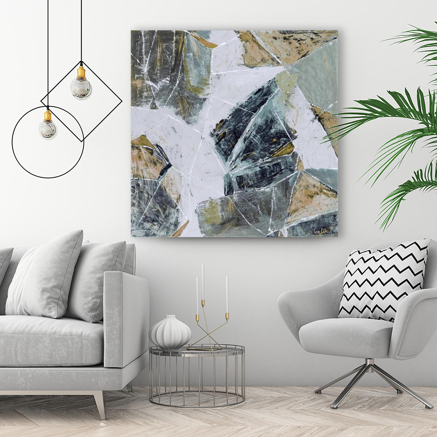 Tiger's Eye -  Light -1 by Lori Dubois on GIANT ART - beige abstract