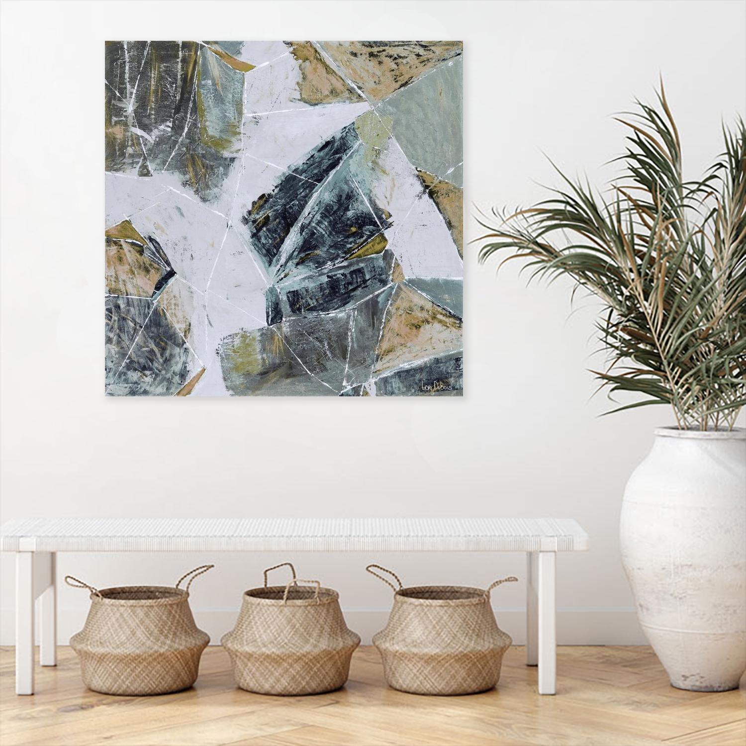 Tiger's Eye -  Light -1 by Lori Dubois on GIANT ART - beige abstract