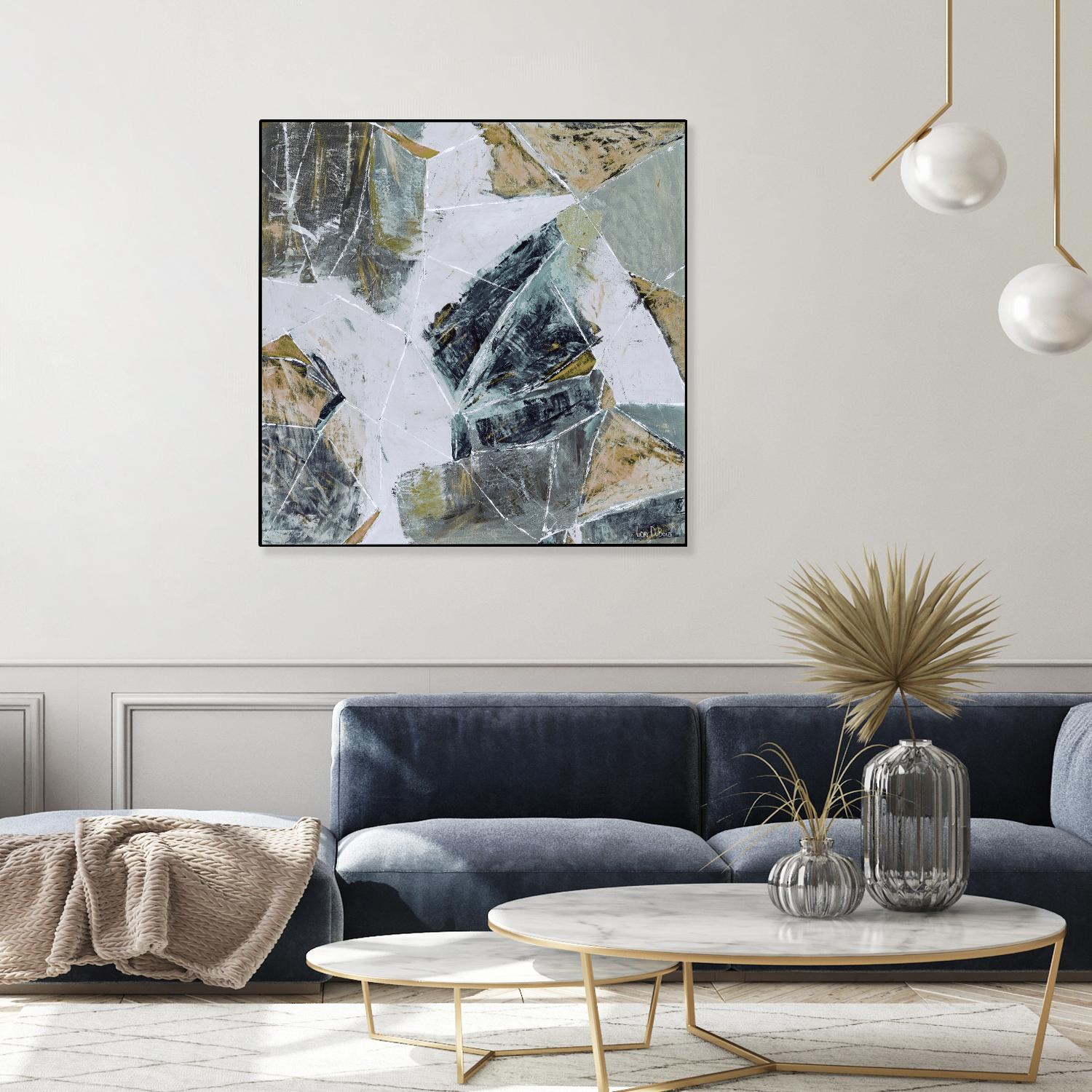 Tiger's Eye -  Light -1 by Lori Dubois on GIANT ART - beige abstract