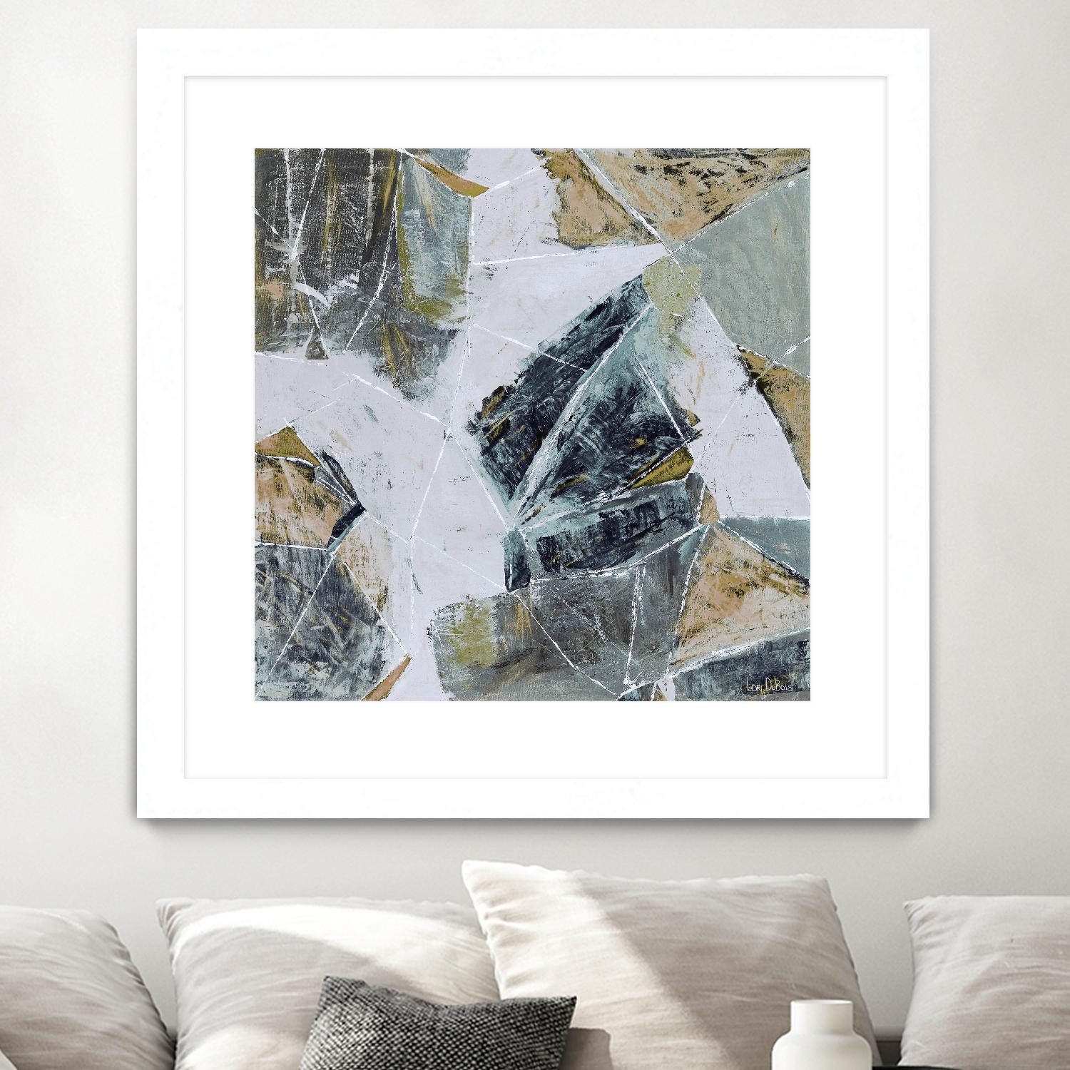 Tiger's Eye -  Light -1 by Lori Dubois on GIANT ART - beige abstract