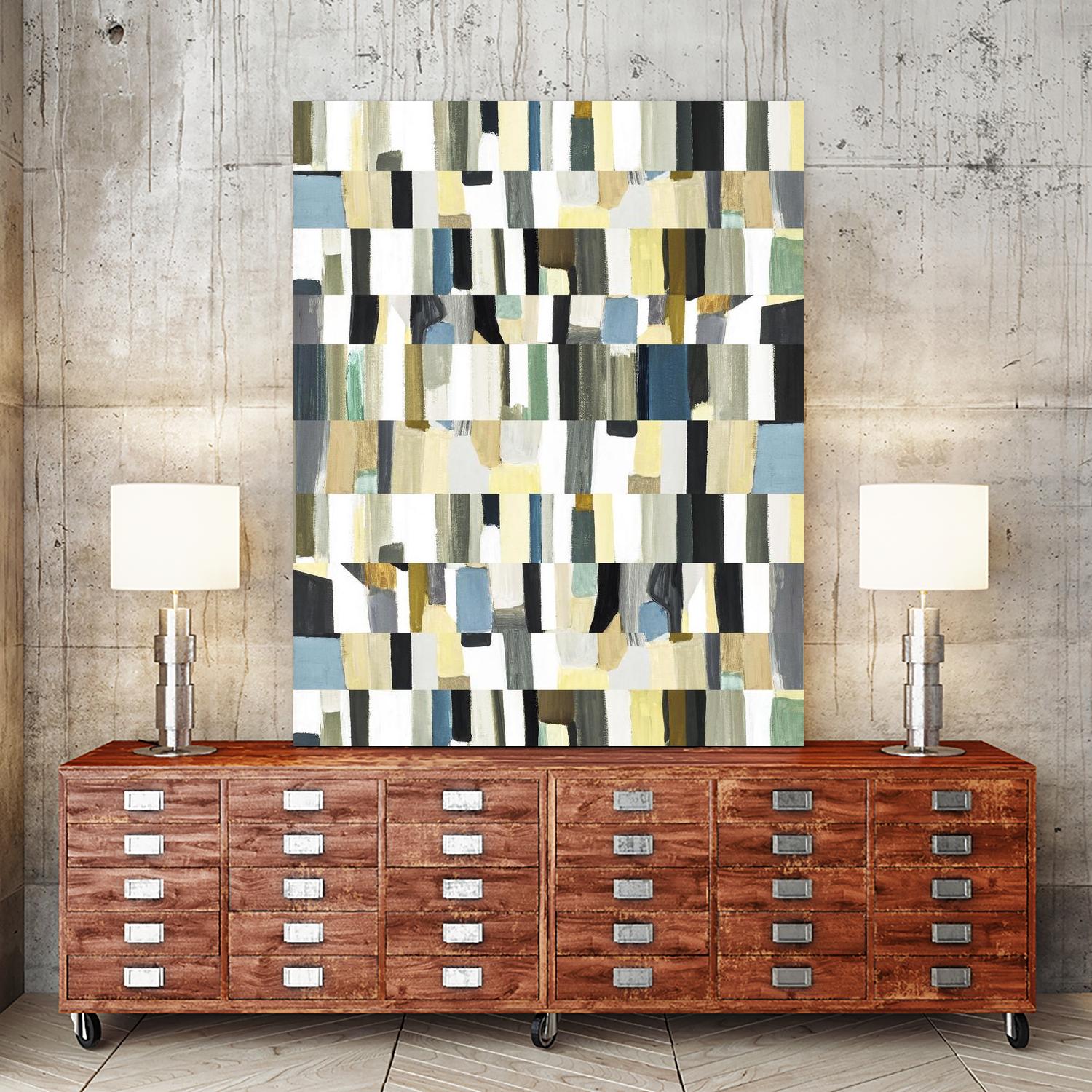 Logic-II by Lori Dubois on GIANT ART - beige patterns tan