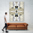 Nuance-I by Lori Dubois on GIANT ART - beige linear géométrique