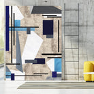 CoolPerspective-I by Lori Dubois on GIANT ART - beige linear grays