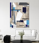 CoolPerspective-I by Lori Dubois on GIANT ART - beige linear grays