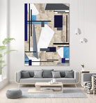 CoolPerspective-I by Lori Dubois on GIANT ART - beige linear grays