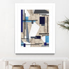 CoolPerspective-I by Lori Dubois on GIANT ART - beige linear grays