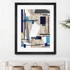 CoolPerspective-I by Lori Dubois on GIANT ART - beige linear grays