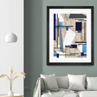 CoolPerspective-I by Lori Dubois on GIANT ART - beige linear grays