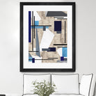 CoolPerspective-I by Lori Dubois on GIANT ART - beige linear grays