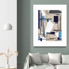 CoolPerspective-I by Lori Dubois on GIANT ART - beige linear grays