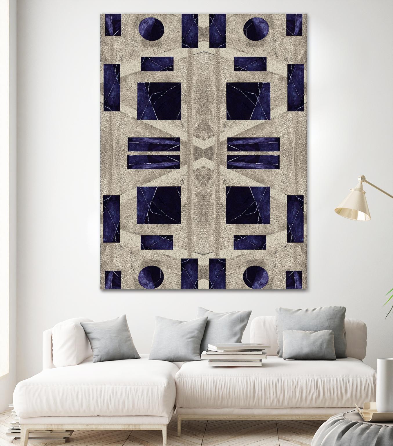 MeasureOfTime by Lori Dubois on GIANT ART - beige shapes geometric shapes