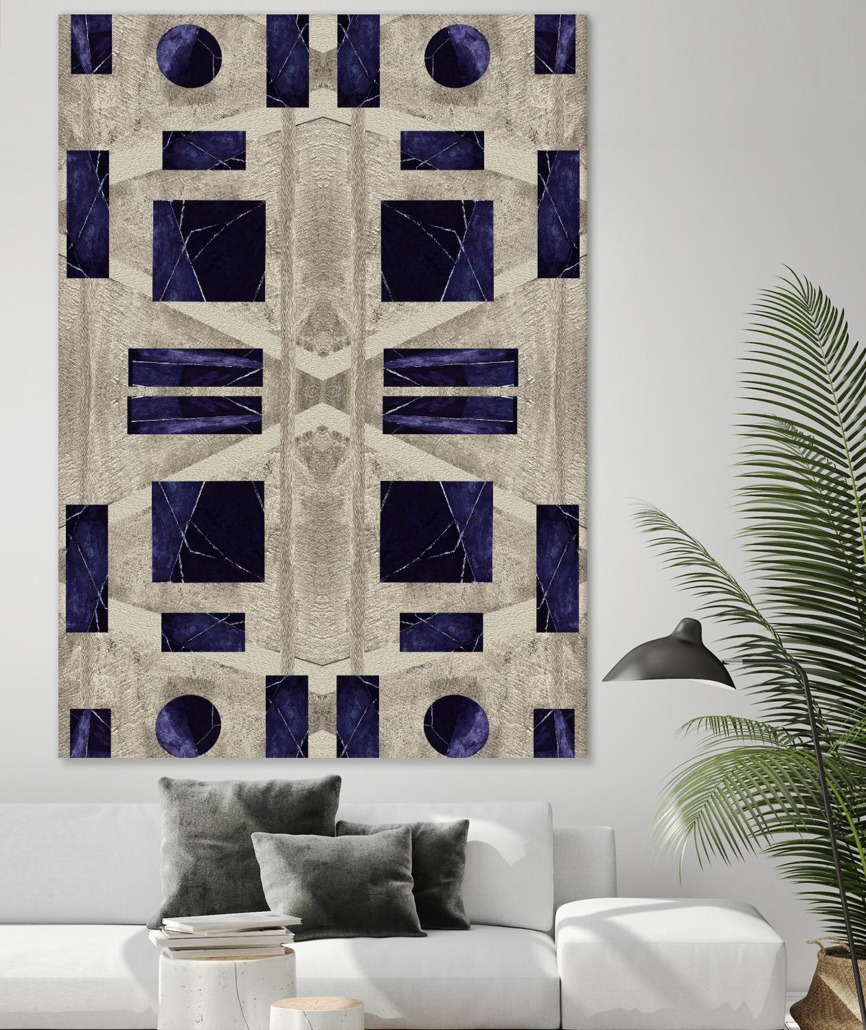 MeasureOfTime by Lori Dubois on GIANT ART - beige shapes geometric shapes