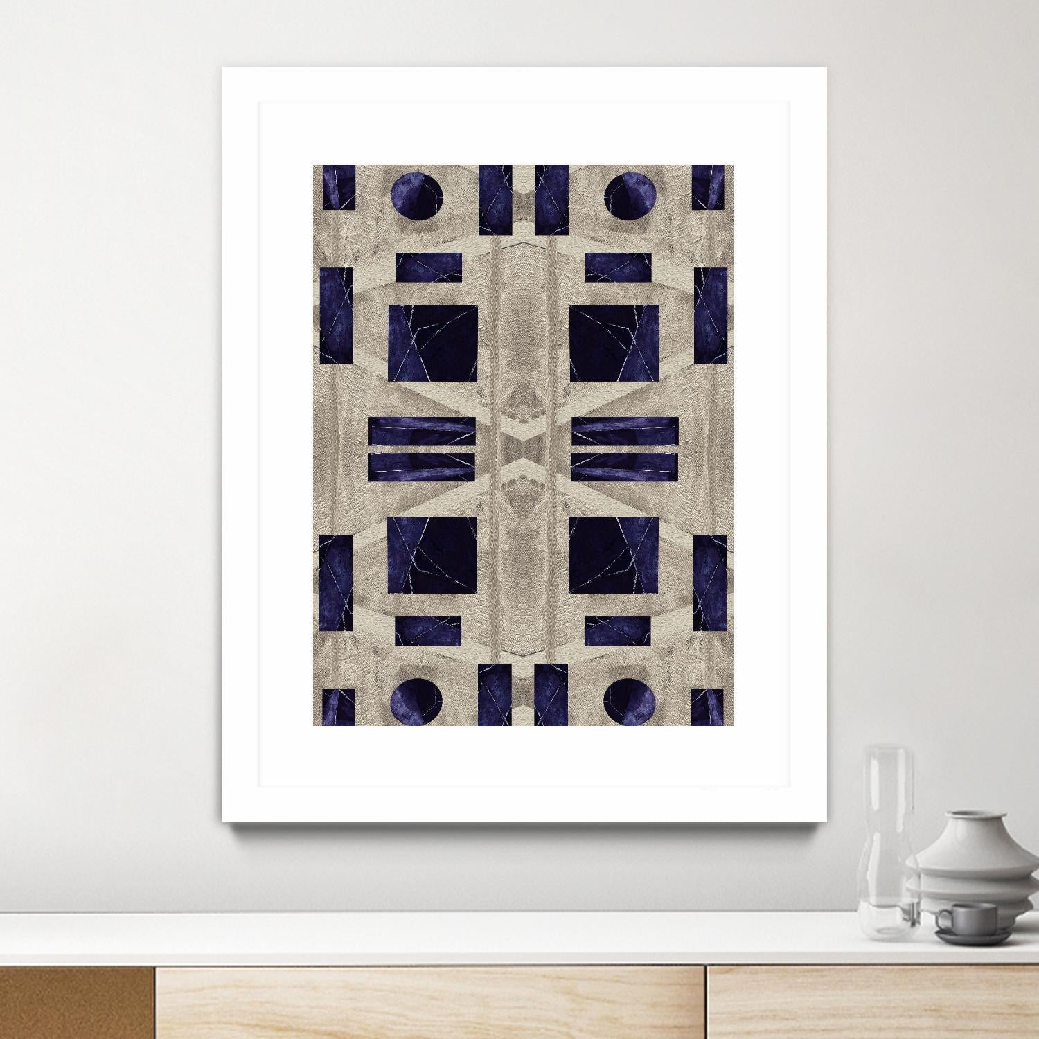 MeasureOfTime by Lori Dubois on GIANT ART - beige shapes geometric shapes