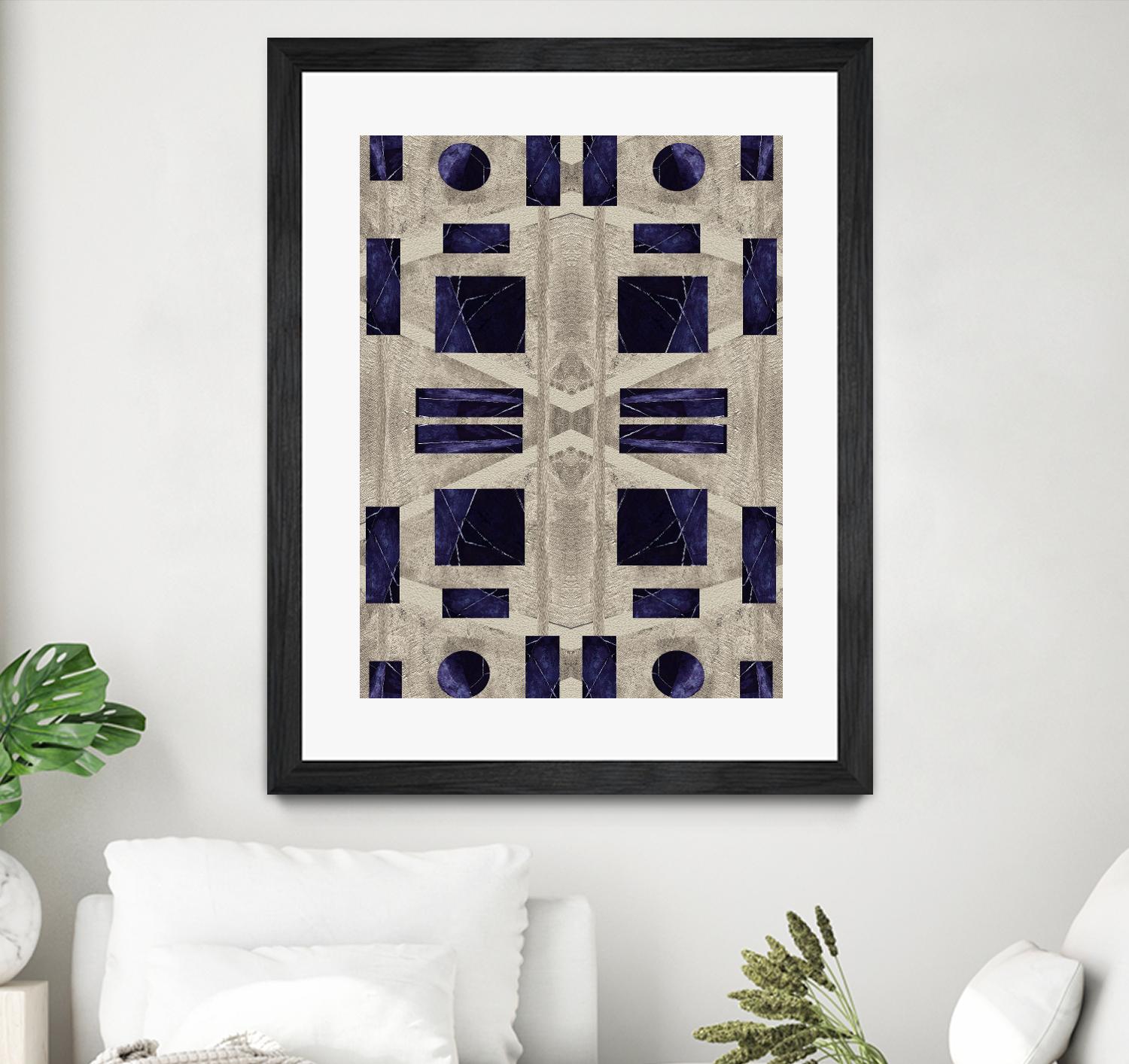 MeasureOfTime by Lori Dubois on GIANT ART - beige shapes geometric shapes