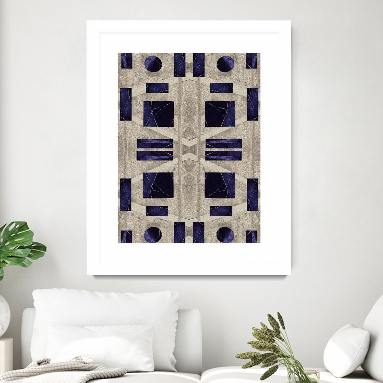 MeasureOfTime by Lori Dubois on GIANT ART - beige shapes geometric shapes