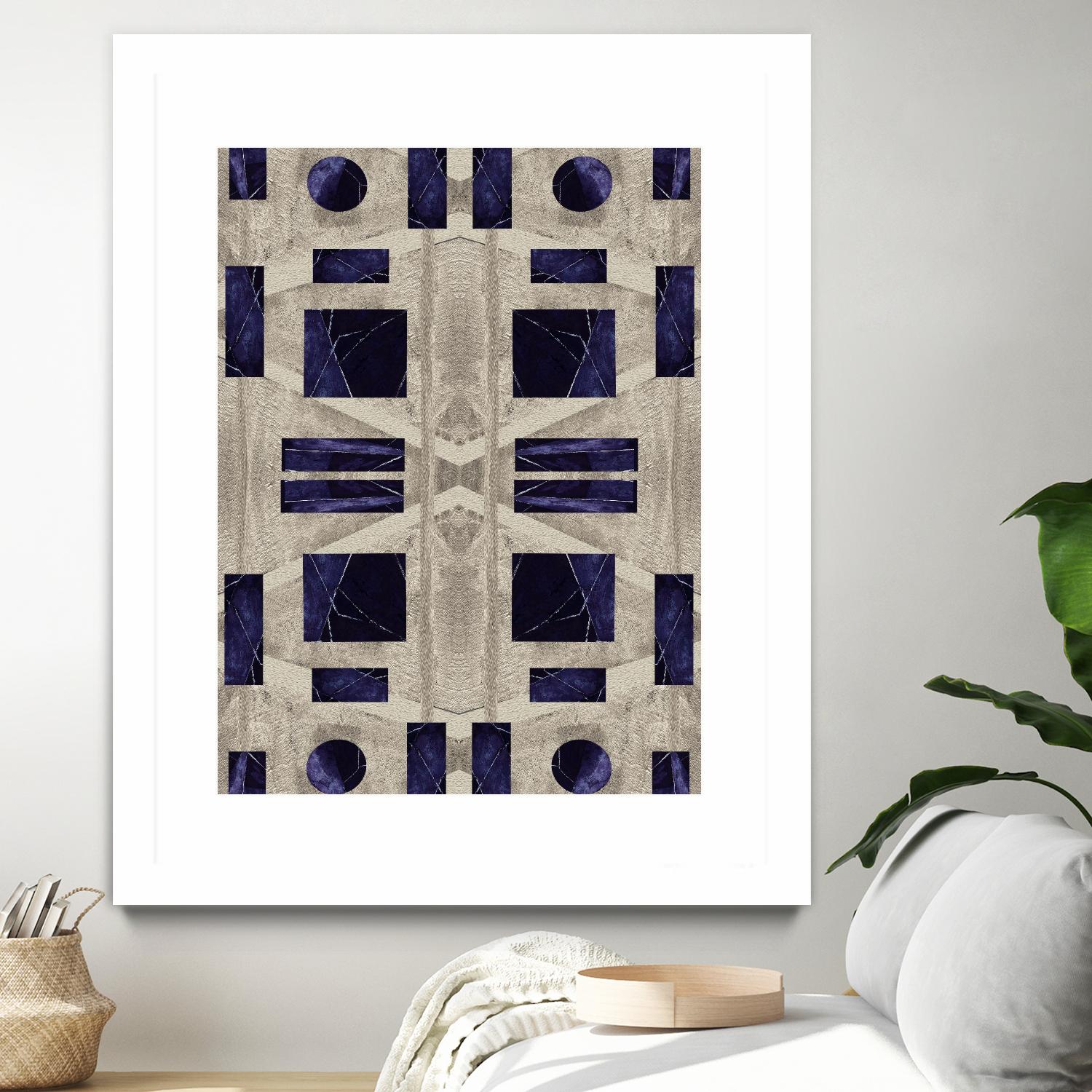 MeasureOfTime by Lori Dubois on GIANT ART - beige shapes geometric shapes
