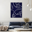BluePoint by Lori Dubois on GIANT ART - blue linear