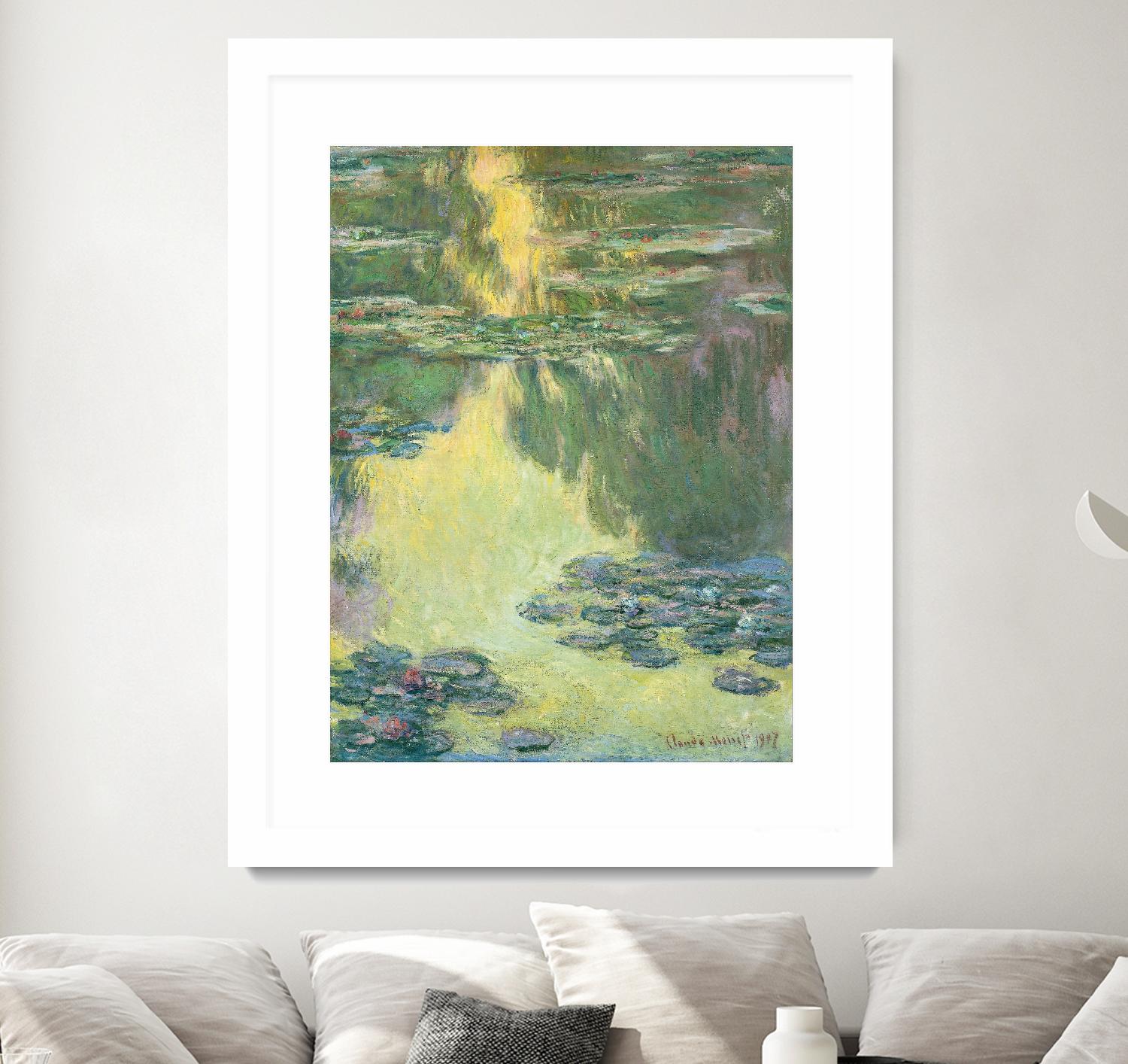 Waterlilies,1907 by Claude Monet on GIANT ART - museums flowers