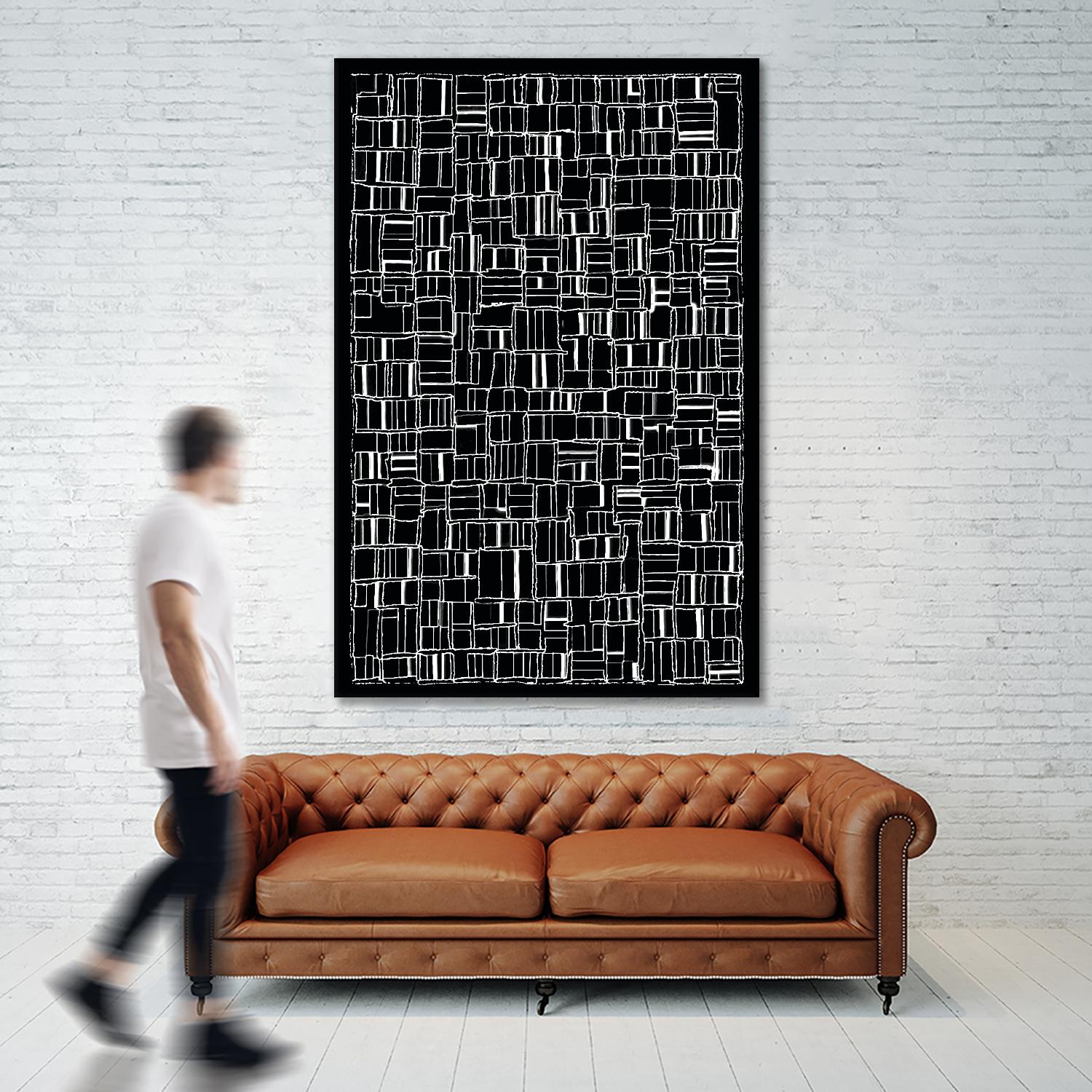 NEON NOIR by Celine Cimon on GIANT ART - black abstract canadian