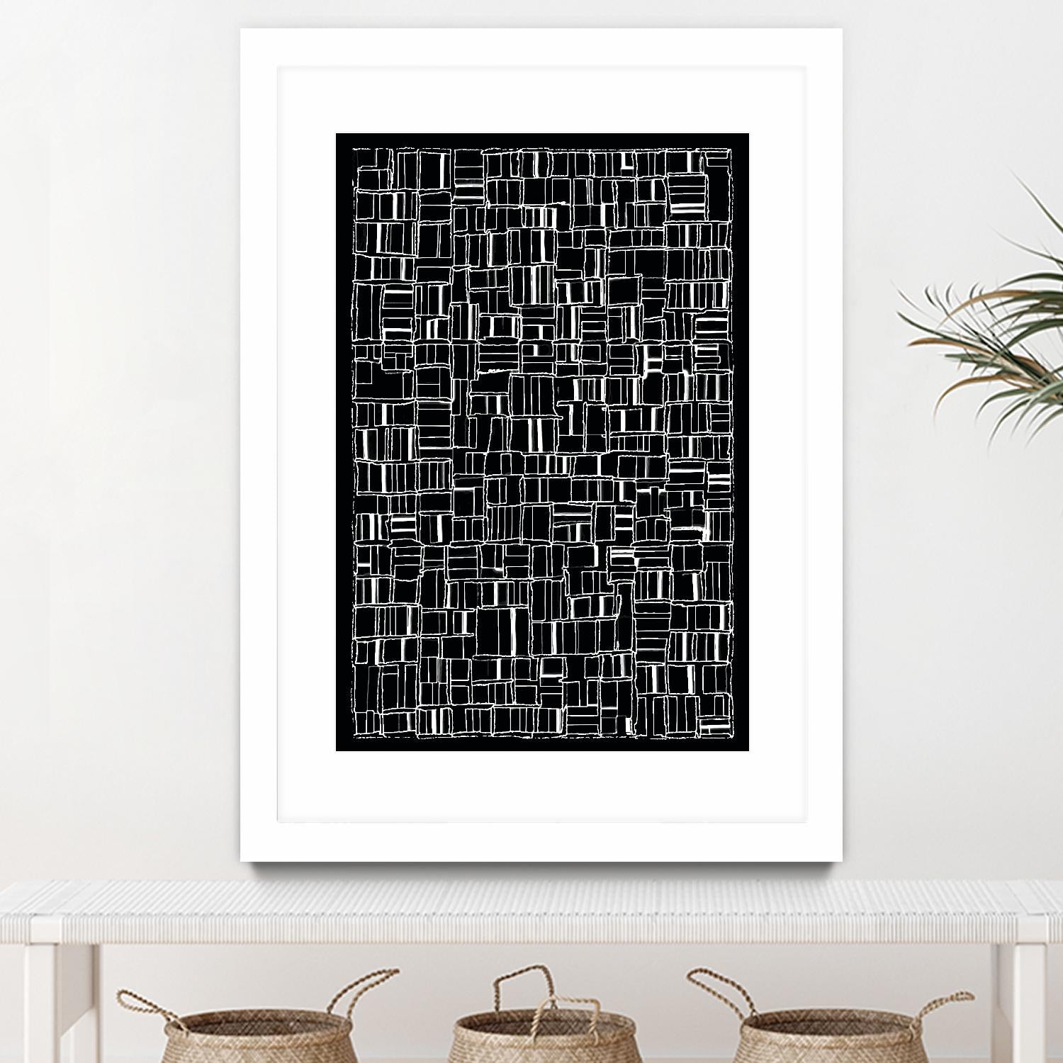 NEON NOIR by Celine Cimon on GIANT ART - black abstract canadian