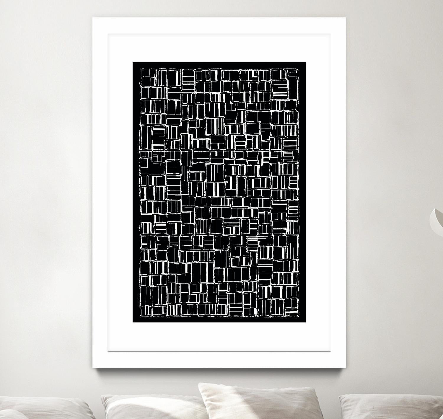 NEON NOIR by Celine Cimon on GIANT ART - black abstract canadian