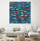 OCEAN- bleu by Celine Cimon on GIANT ART - blue abstract canadian