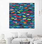 OCEAN- bleu by Celine Cimon on GIANT ART - blue abstract canadian