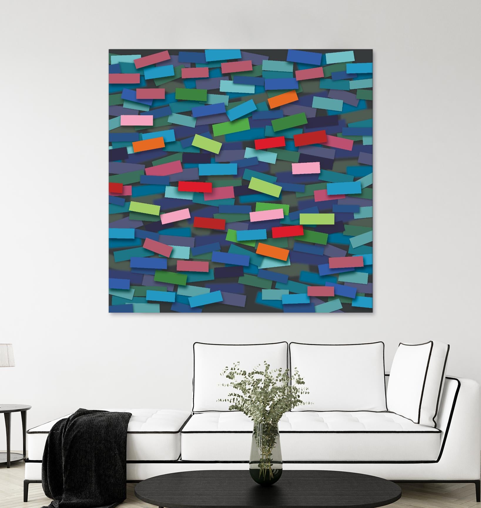 OCEAN- bleu by Celine Cimon on GIANT ART - blue abstract canadian
