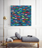 OCEAN- bleu by Celine Cimon on GIANT ART - blue abstract canadian