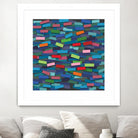 OCEAN- bleu by Celine Cimon on GIANT ART - blue abstract canadian