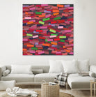 OCEAN- rouge by Celine Cimon on GIANT ART - red abstract canadian artist