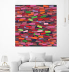 OCEAN- rouge by Celine Cimon on GIANT ART - red abstract canadian artist