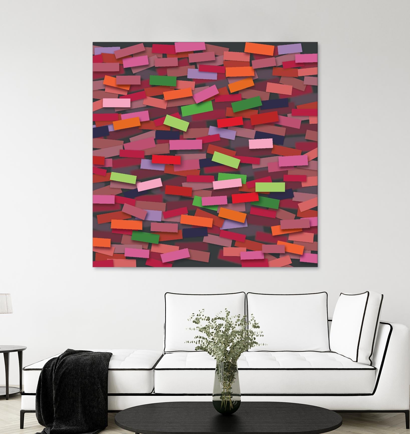 OCEAN- rouge by Celine Cimon on GIANT ART - red abstract canadian artist