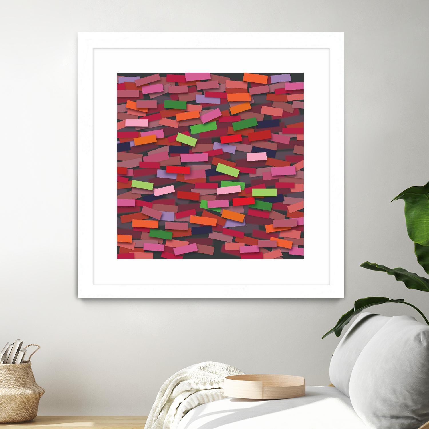 OCEAN- rouge by Celine Cimon on GIANT ART - red abstract canadian artist